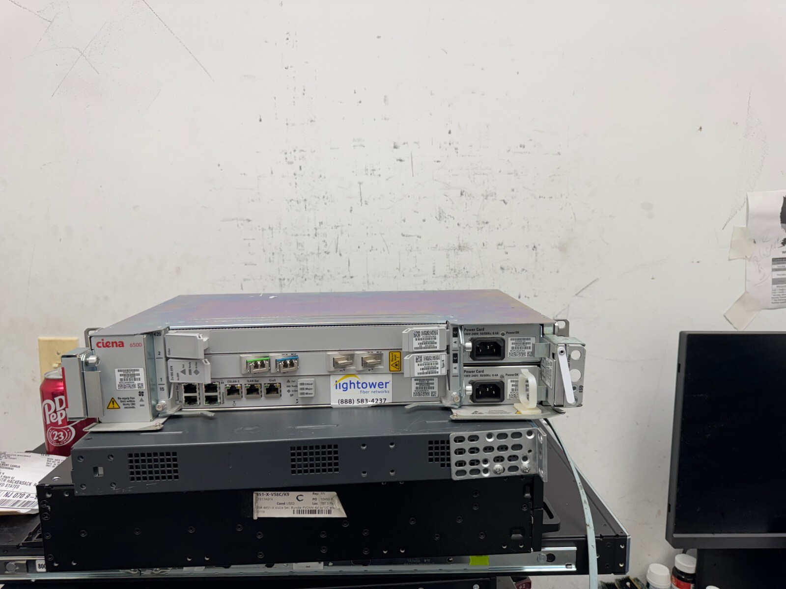 CIENA NTK503LA 6500W With 2xNTK530PGE5 and CIENA NTK555LA