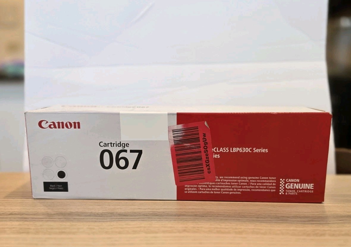 Canon 067 Black Toner Cartridge 5102C001 Genuine Original OEM