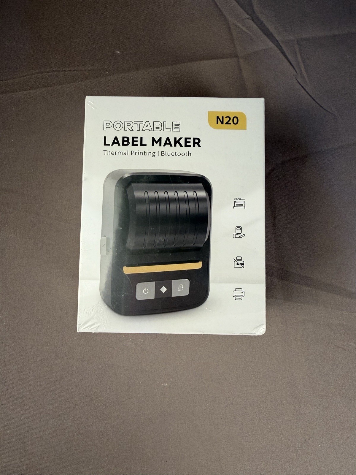 Label Maker Machine Portable Bluetooth Mini Thermal Printer + Label NEW