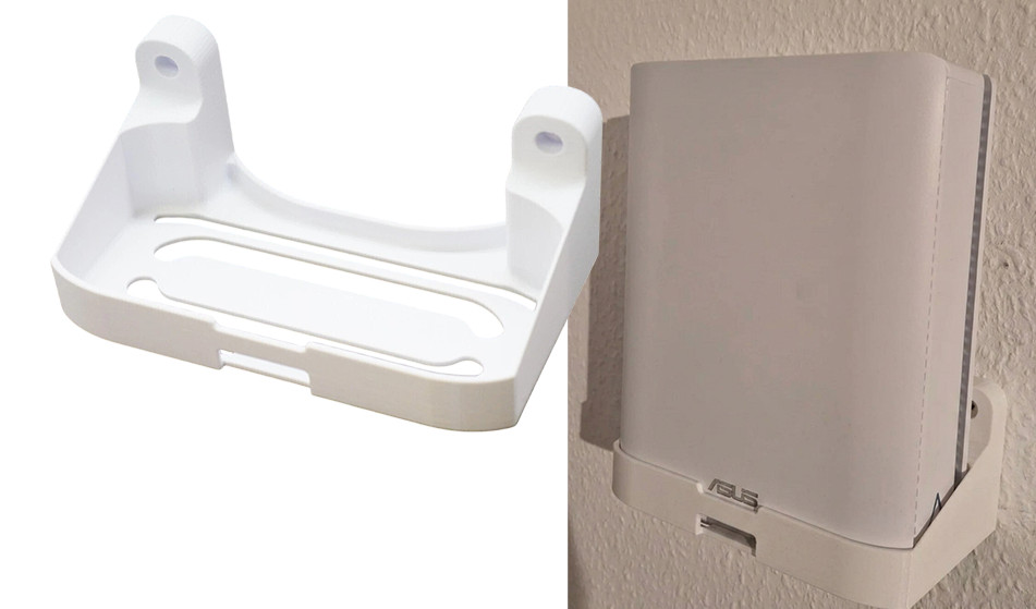 Wall Mount Holder Bracket for Asus ZenWifi BQ16 and BQ16 Pro WiFi Router