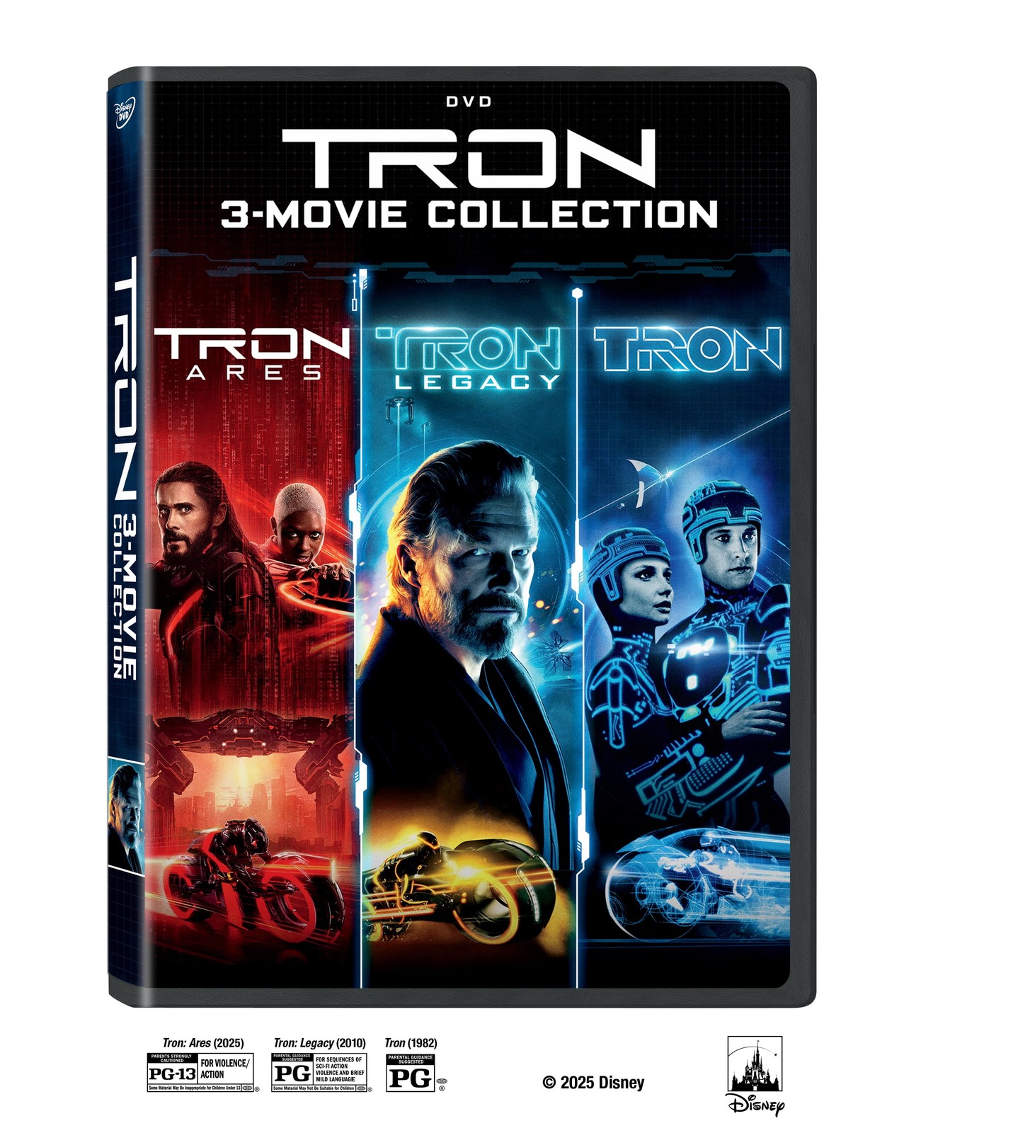 Sony Pictures Home Entertainment Tron 3-Movie DVD Collection, Ares, Legacy,