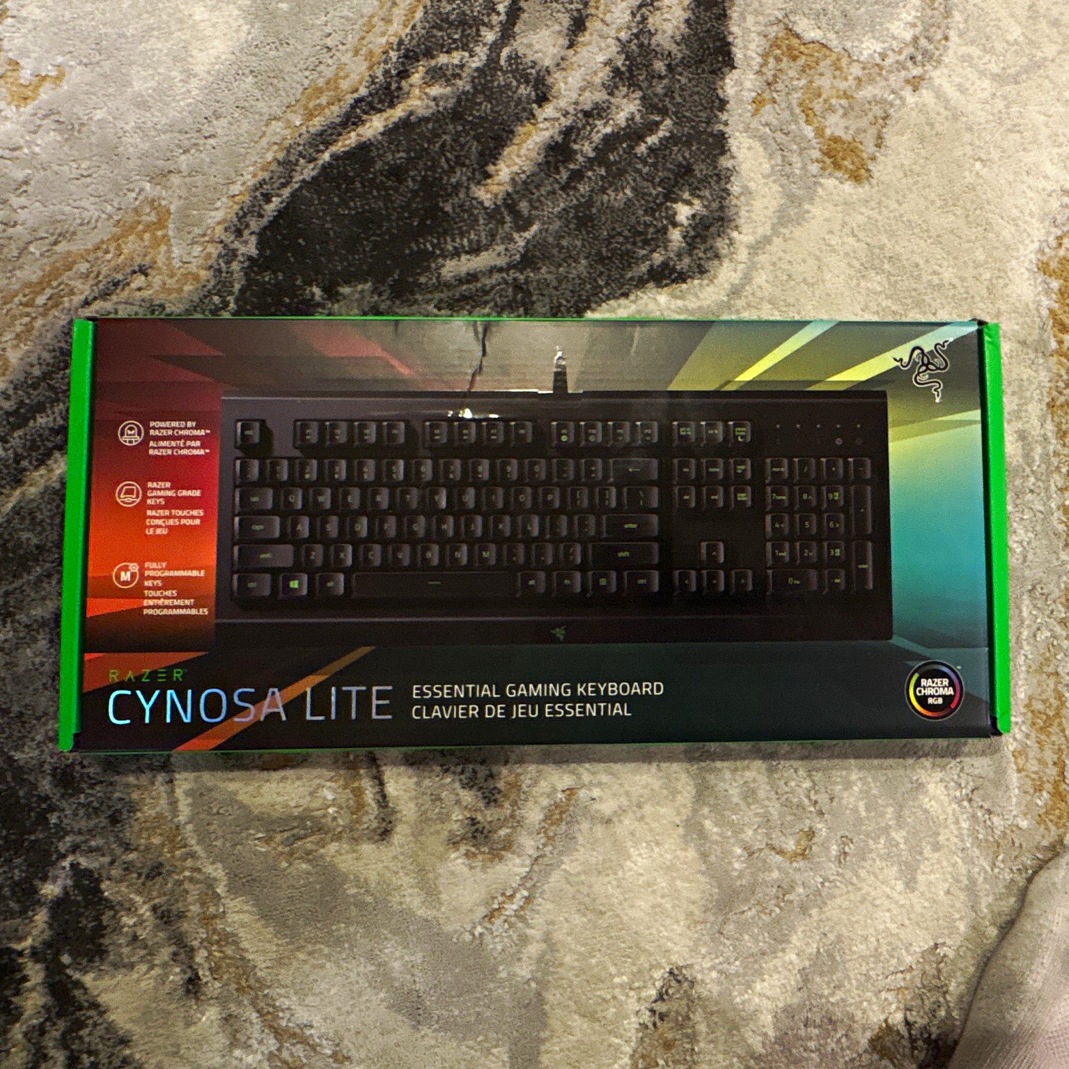 Razer Cynosa Lite Essential Gaming Keyboard Black English QWERTY Layout