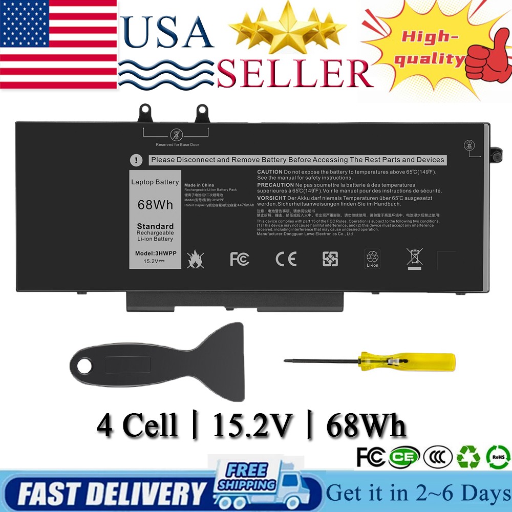 LOT 10x 3HWPP Battery for Dell Latitude 5501 5401 5511 5510 5411 Precision 3541