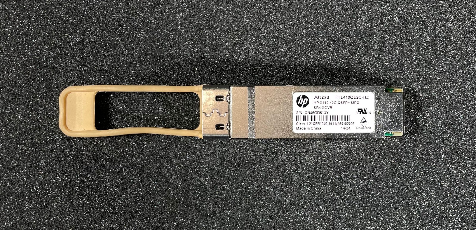 HP Genuine JG325B X140 40G QSFP+ MPO SR4 Transceiver FTL410QE2C-HZ