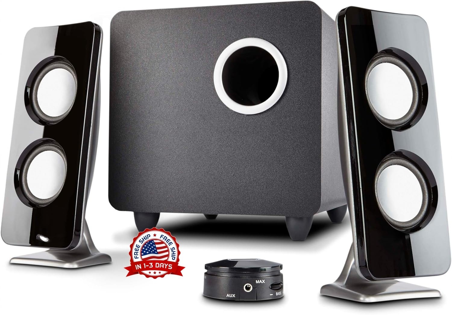 Sistema de altavoces multimedia con subwoofer para música películas y juegos NEW
