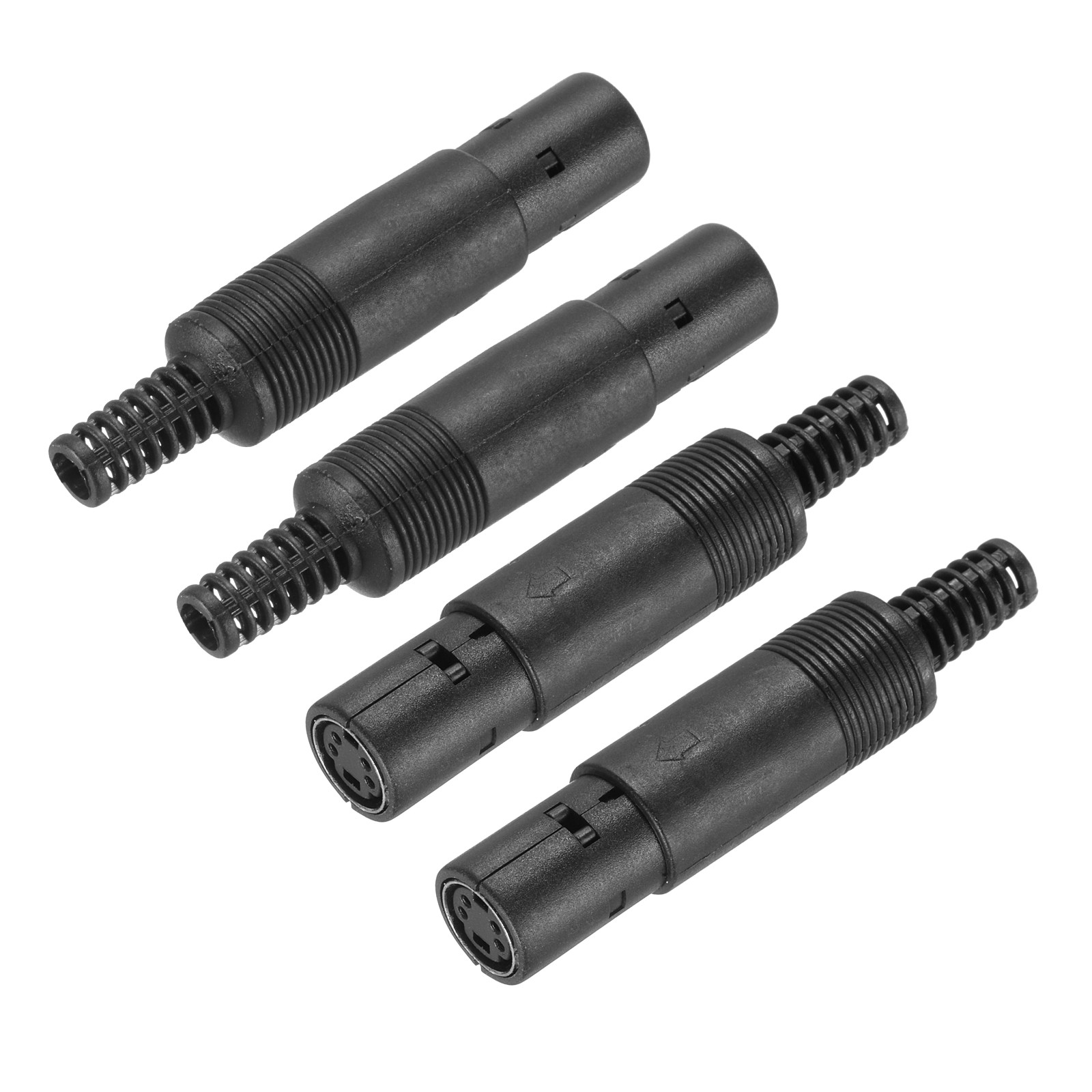 4 Piece S-Video Socket DIN Mini Female 4 Pin for PS/2 Plug