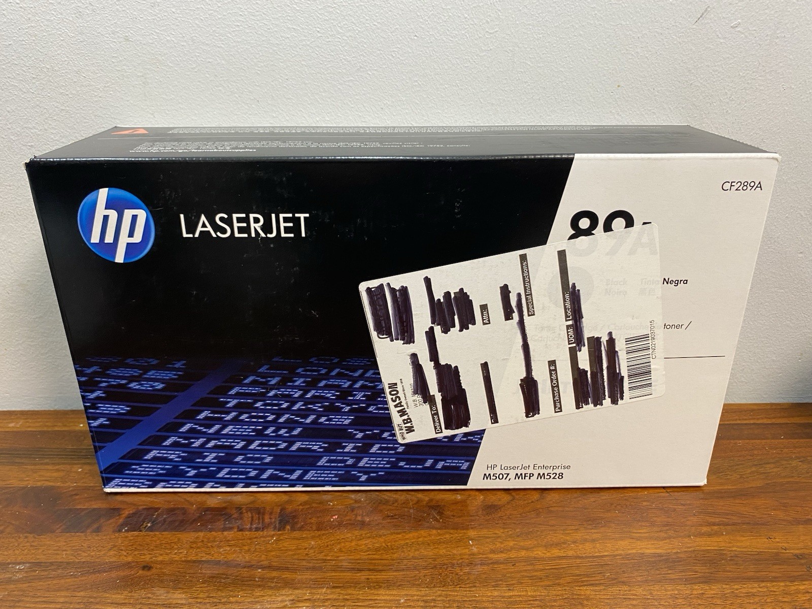 HP 89A Black Toner Cartridge for HP LaserJet Printers - OEM NEW HP