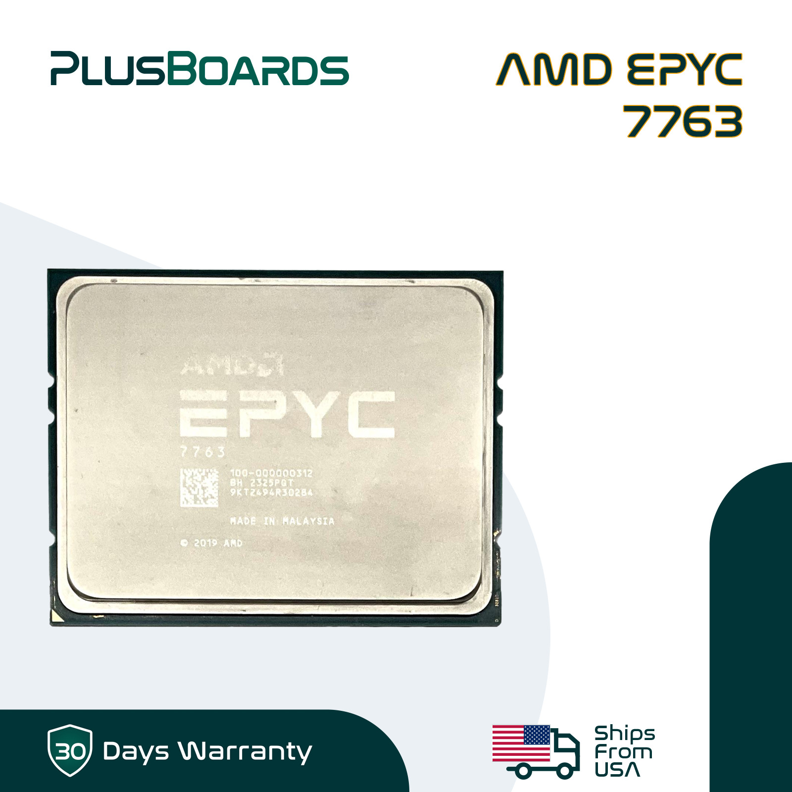 AMD EPYC 7763 64-Core 2.45GHz 256MB SP3 Server Processor