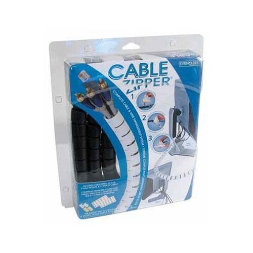 Cable Zipper - Cord Controll System (black) (8' Long X 1" Diameter NEW