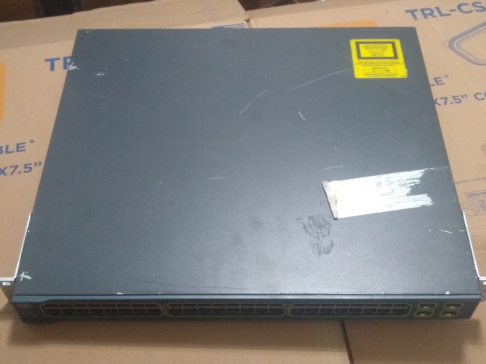 Cisco Catalyst WS-C3560G-48TS-S 48-Port Gigabit Switch 4x SFP w/ Rack Ears