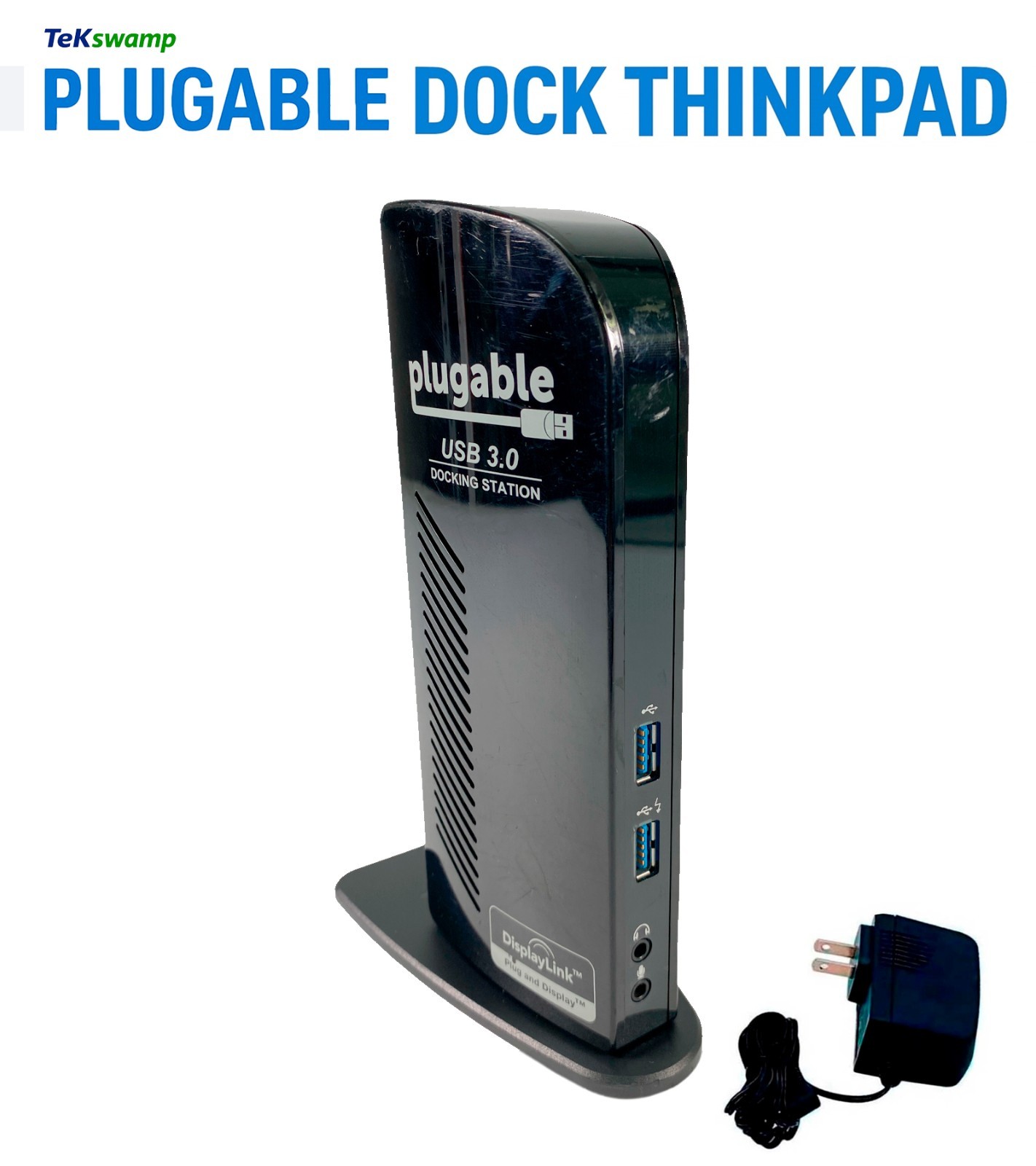 Plugable SuperSpeed USB 3.0 Dock Station for ThinkPad T440 T450 T460 T470 w/AC