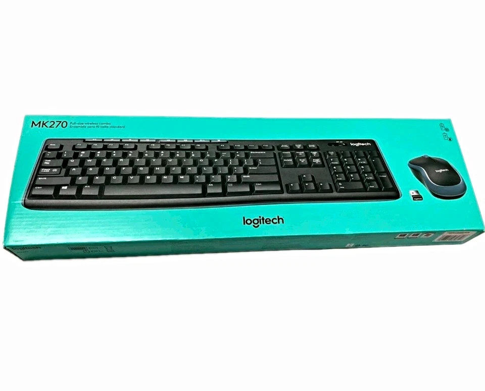 NEW in Box Logitech MK270 Wireless Keyboard and Mouse Combo 920-008813