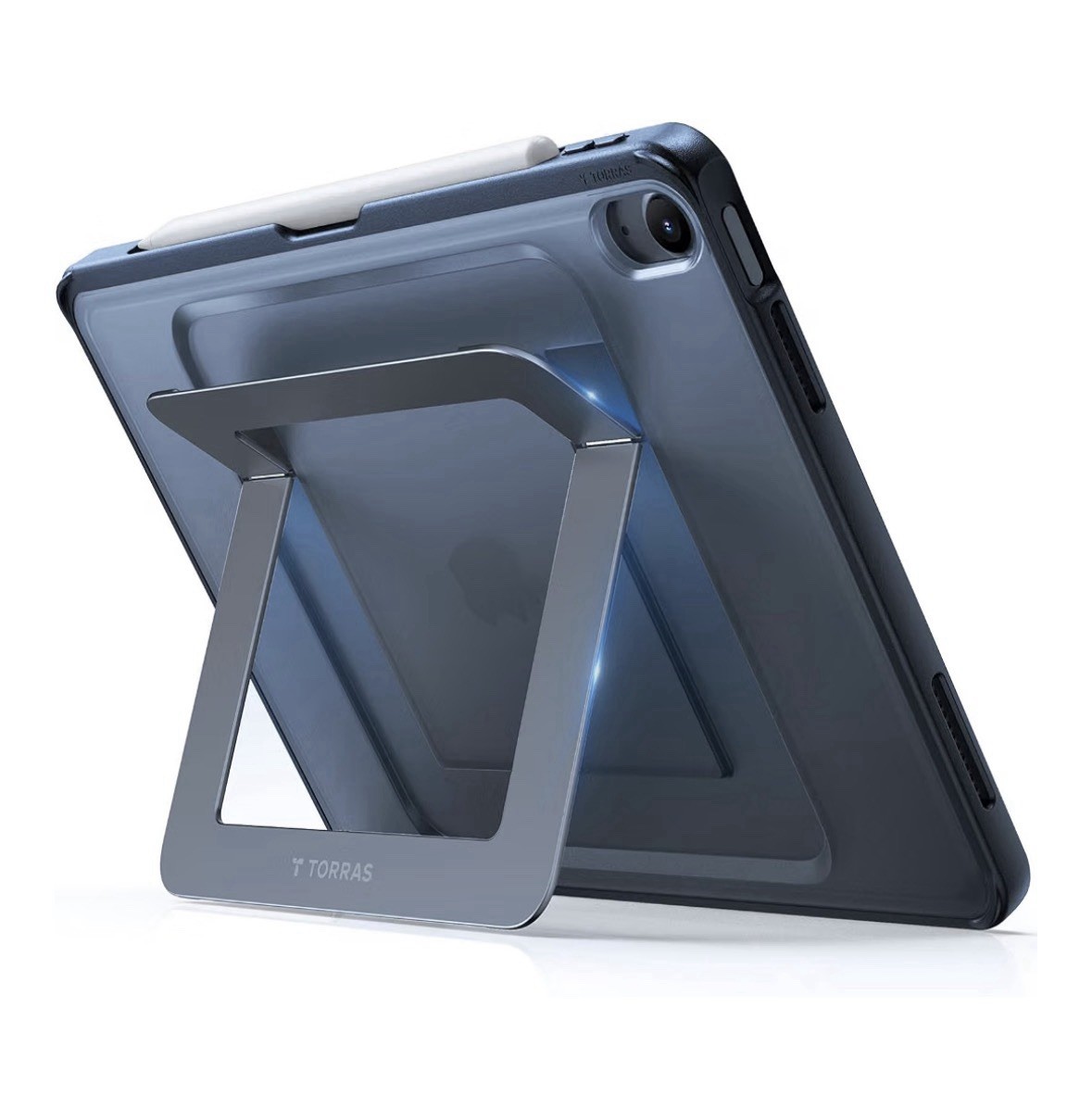 TORRAS Ostand K1 Guardian for iPad Air 13 inch Case M4/M3/M2, Black