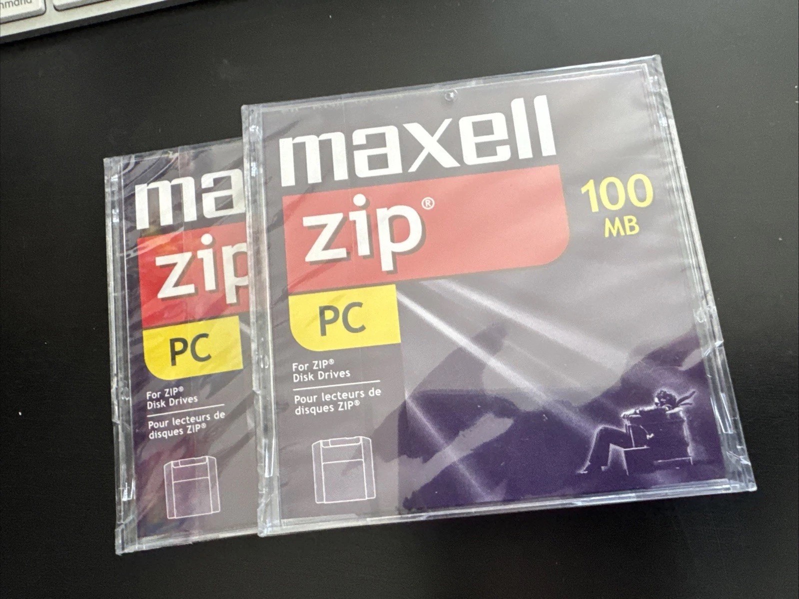 Maxell 100 Megabyte Zip Disk Lot of 2 New Sealed