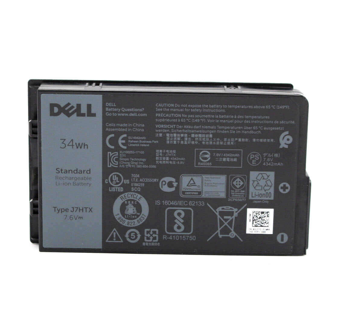 Lot of 500 Original DELL Battery for Latitude 7202 for Rugged Tablet J7HTX AS IS