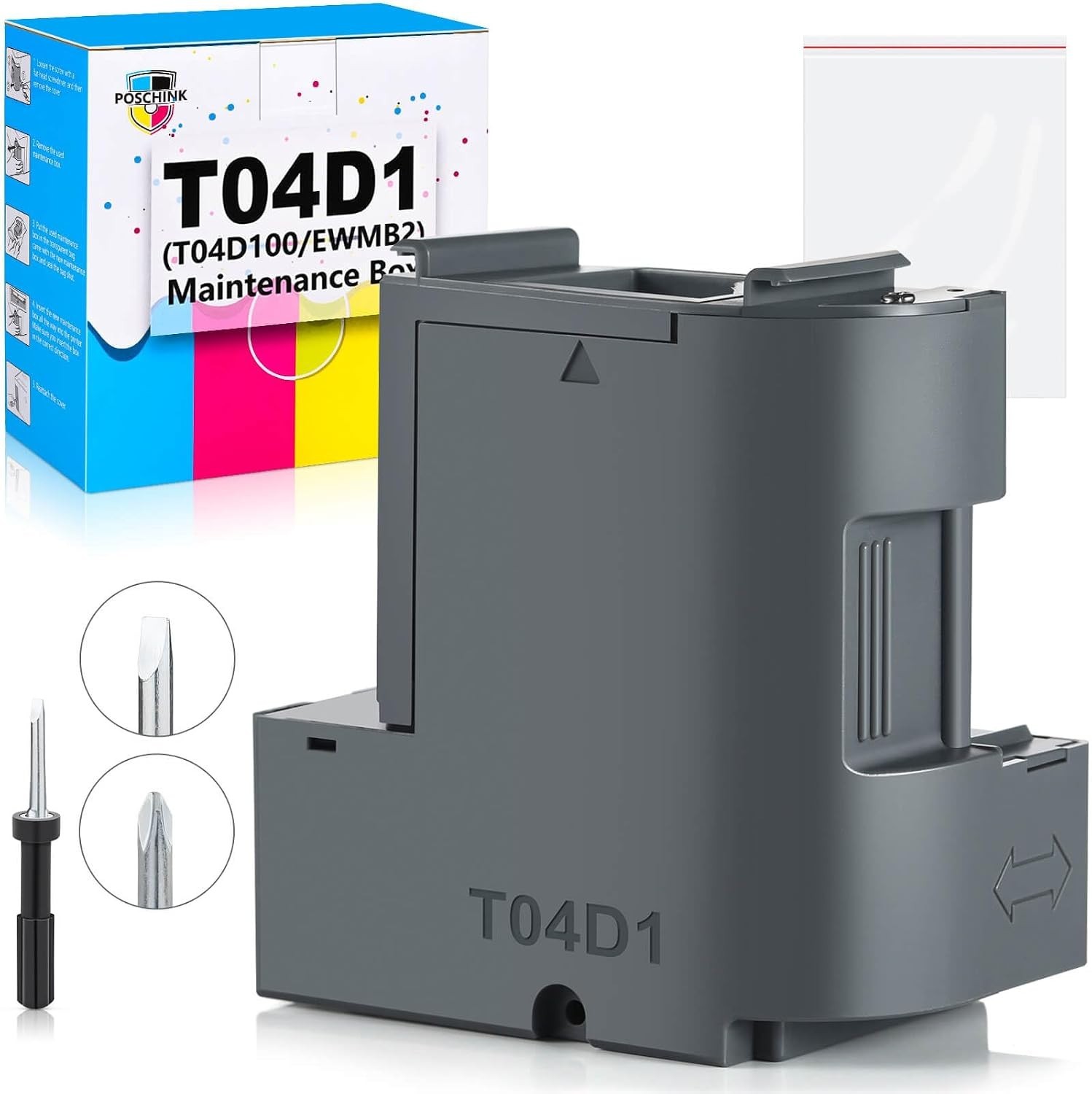 T04D1 Ink Maintenance Box Compatible with 20+ Printers - Cost Savings Guaranteed