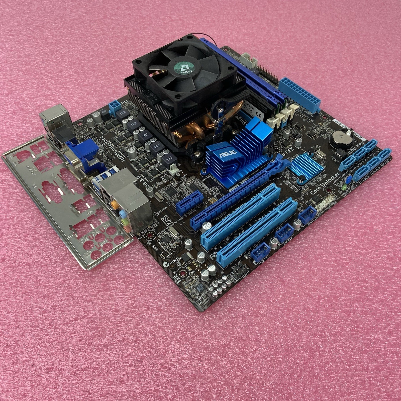 ASUS M5A78L-M/USB3 Motherboard AMD FX-4130 3.8GHz 12GB RAM w/IO Shield 