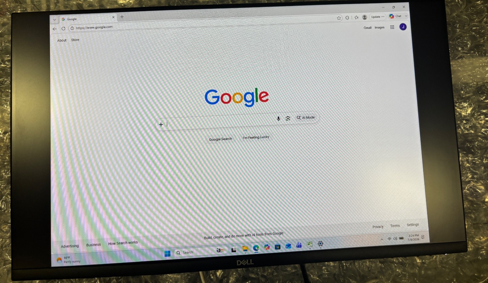 Dell 27 inch Widescreen IPS LCD Monitor - S2721H  (#423) SLIGHT SCRATCHES.