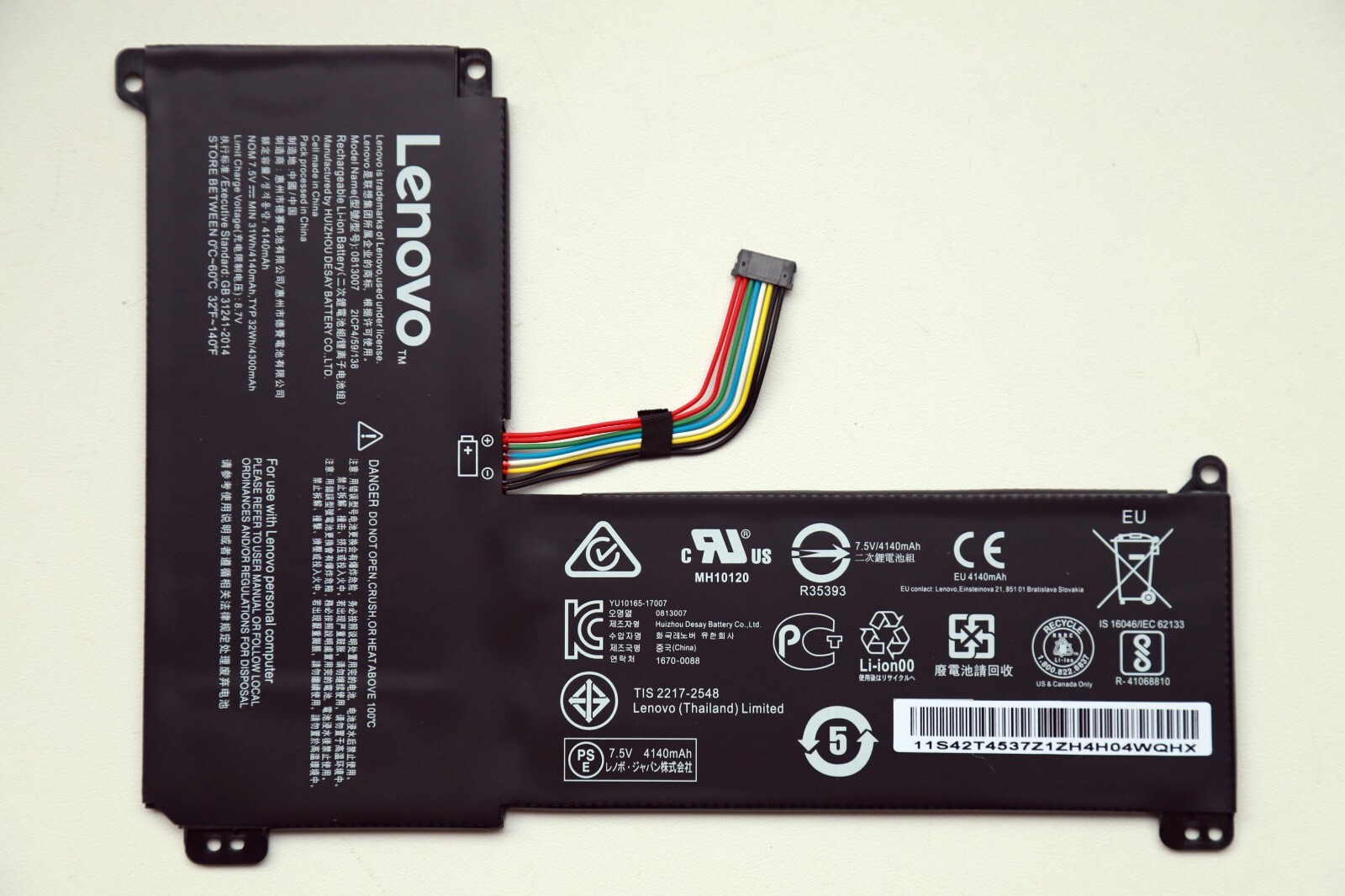 New Genuine 0813007 5B10P23779 Battery for Lenovo IdeaPad 120S-14IAP 130S-14IGM