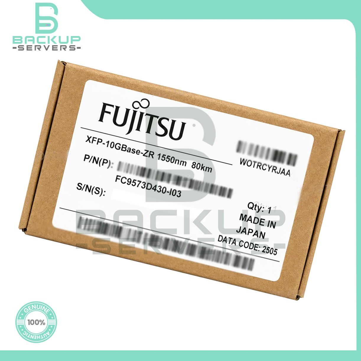"NEW" FC9573D430-I03 FUJITSU XFP 10GE ZR 1550nm 80km Transceiver Module
