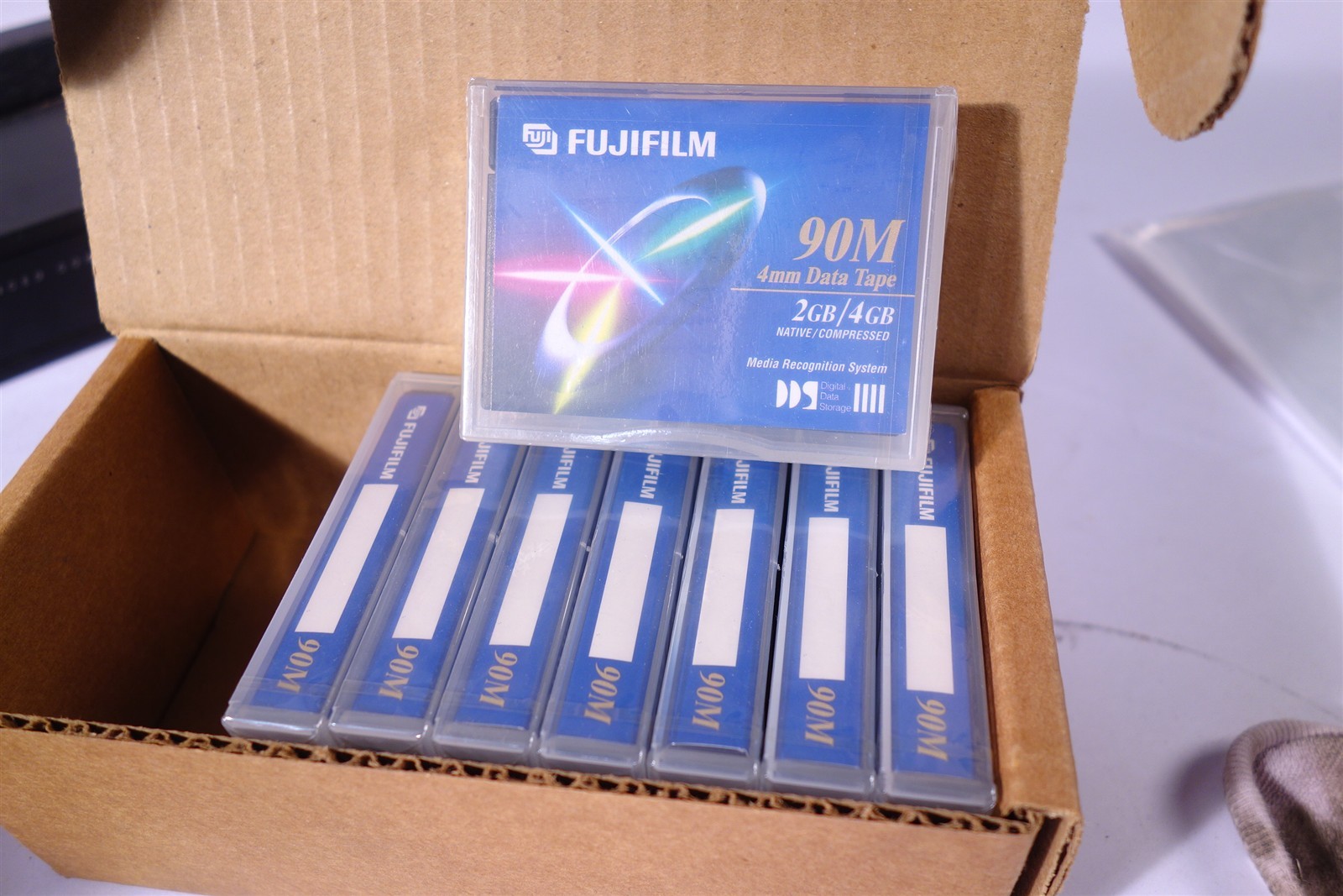  FUJIFILM FUJI FILM DATA TAPE CARTRIDGE 90M 4MM DDS 2gb/4gb new (Lot of 8)
