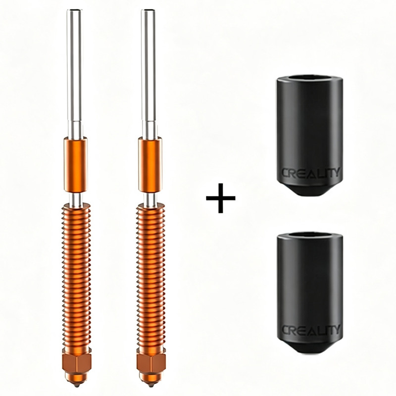 Creality K2/ K2 Pro/K2 Plus/ Hi Nozzles,2pcs Unicorn Quick-Swap Nozzle with sock