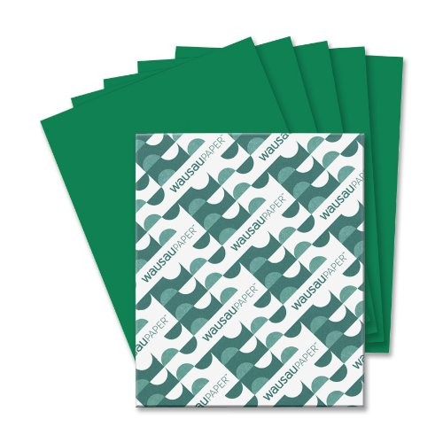 Neenah Paper WAU22541 Colored Paper 8.5x11 24lb Green 500 Sheets