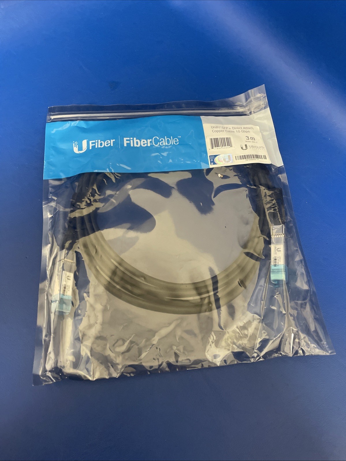 Ubiquiti UniFi UDC-3 - 10GBase Direct Attach Cable - 10 ft, SFP+ to SFP+