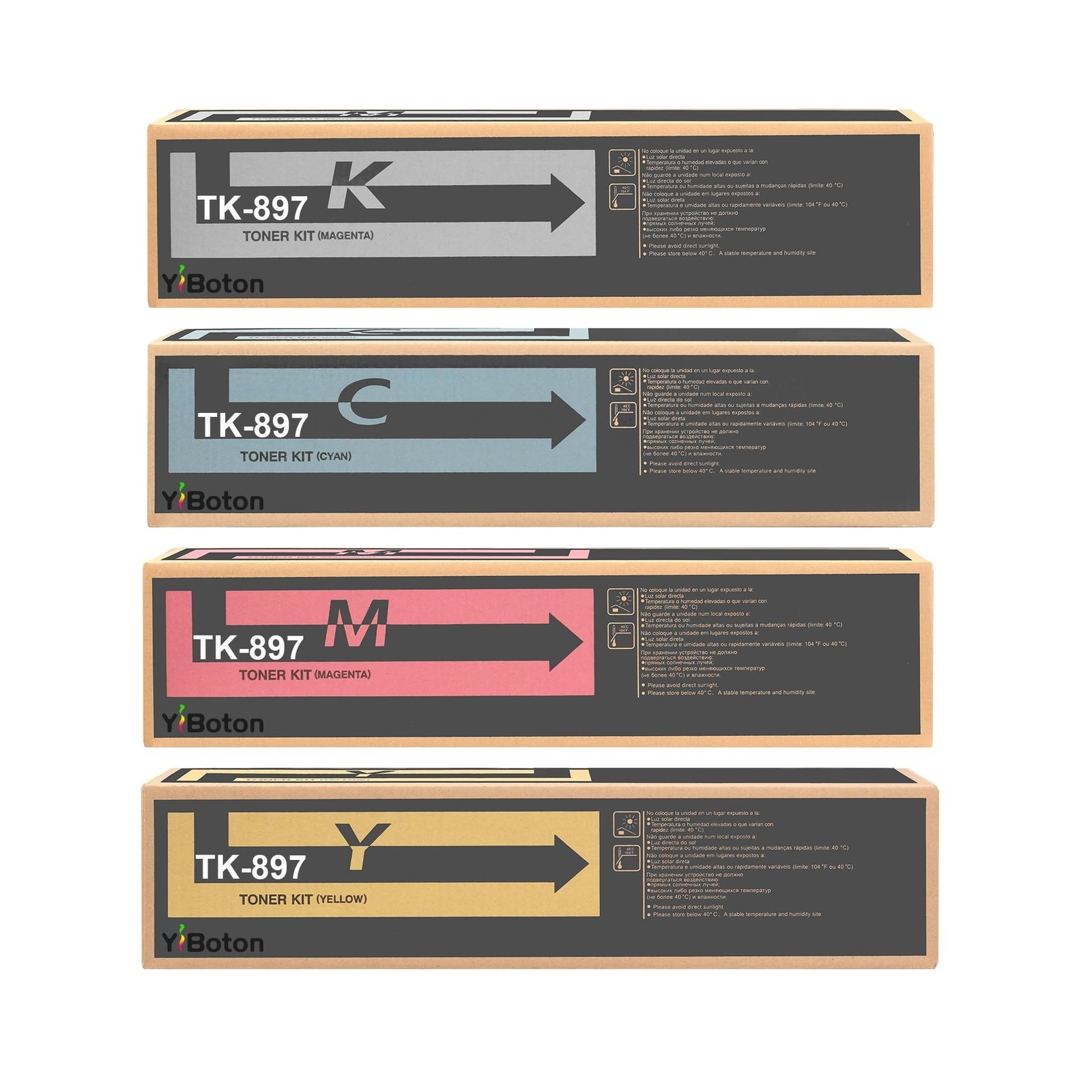 TK-897 TK897 High Capacity Toner Cartridge Compatible for Kyocera TK897K TK89...