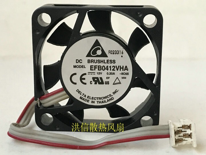 Delta 4010 EFB0412VHA DC12V 0.20A 4cm 4CM front head cooling fan