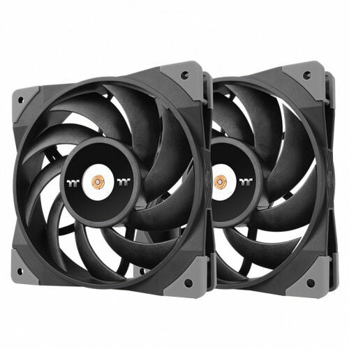 Thermaltake TOUGHFAN 12 High Static Pressure Fan, CL-F082-PL12BL-A (2 Pack)