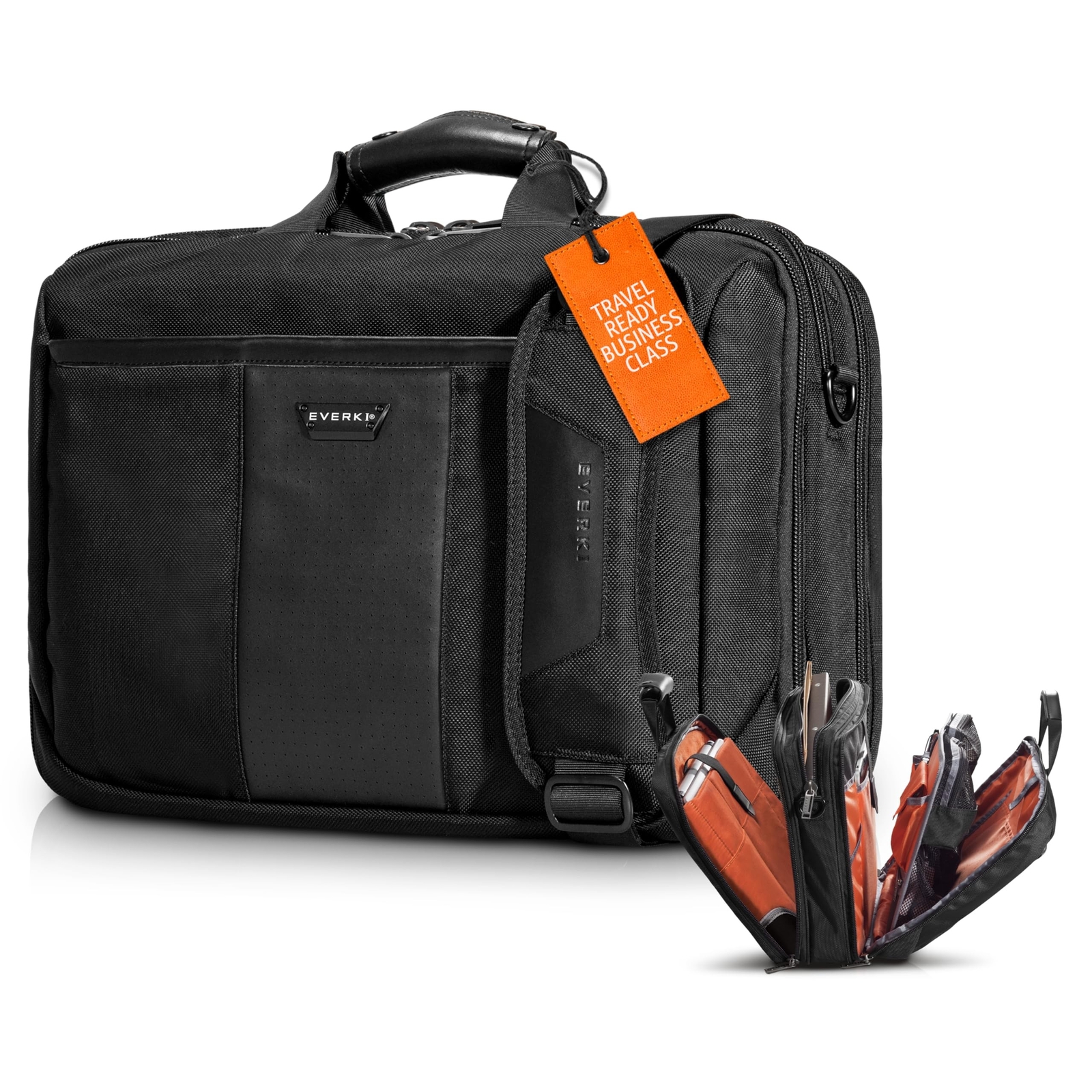 EVERKI Versa Premium Business Laptop Briefcase Bag - Heavy Duty Laptop Carryi...