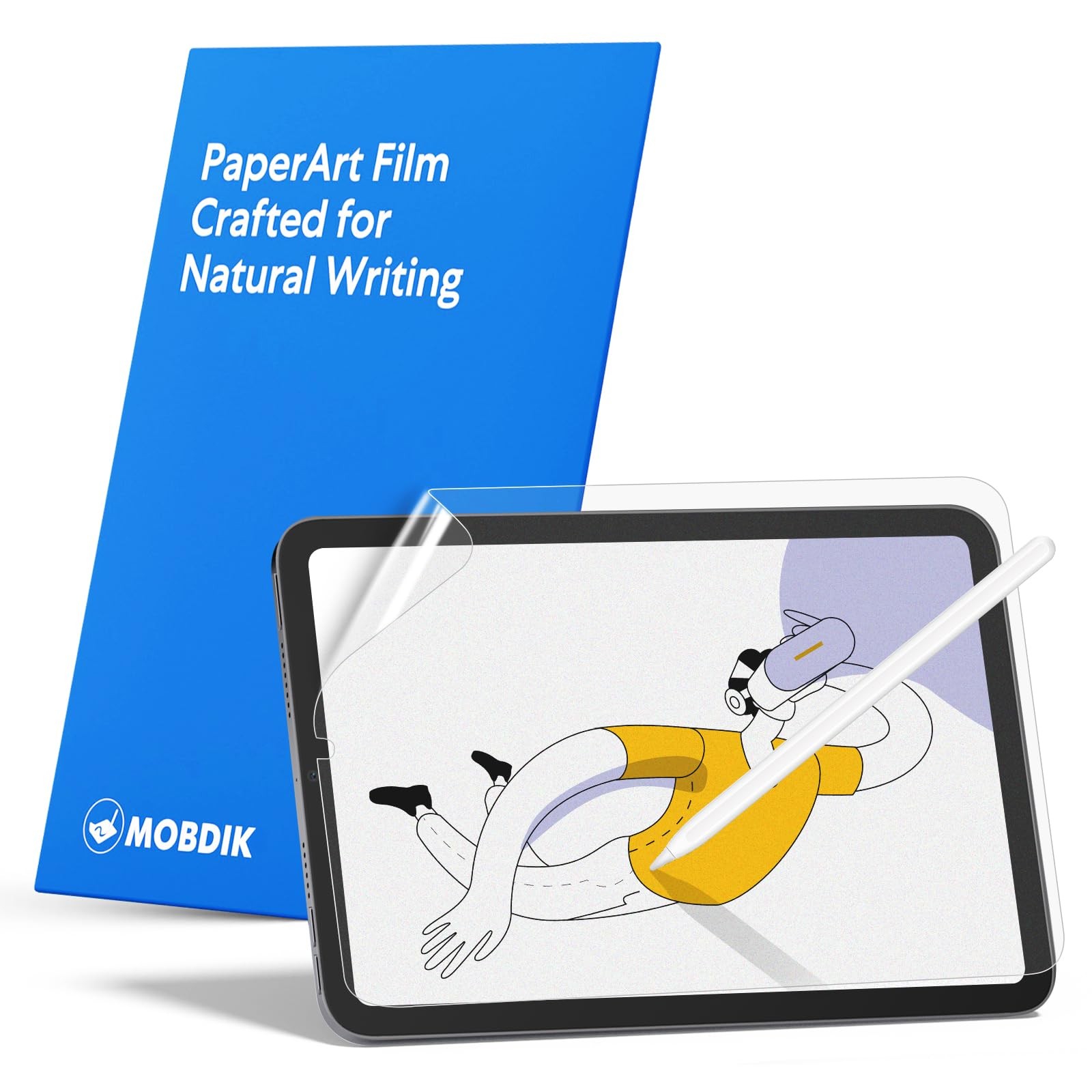 MOBDIK Paperfeel Screen Protector Compatible with iPad Mini 7 2024 8.3 inch 