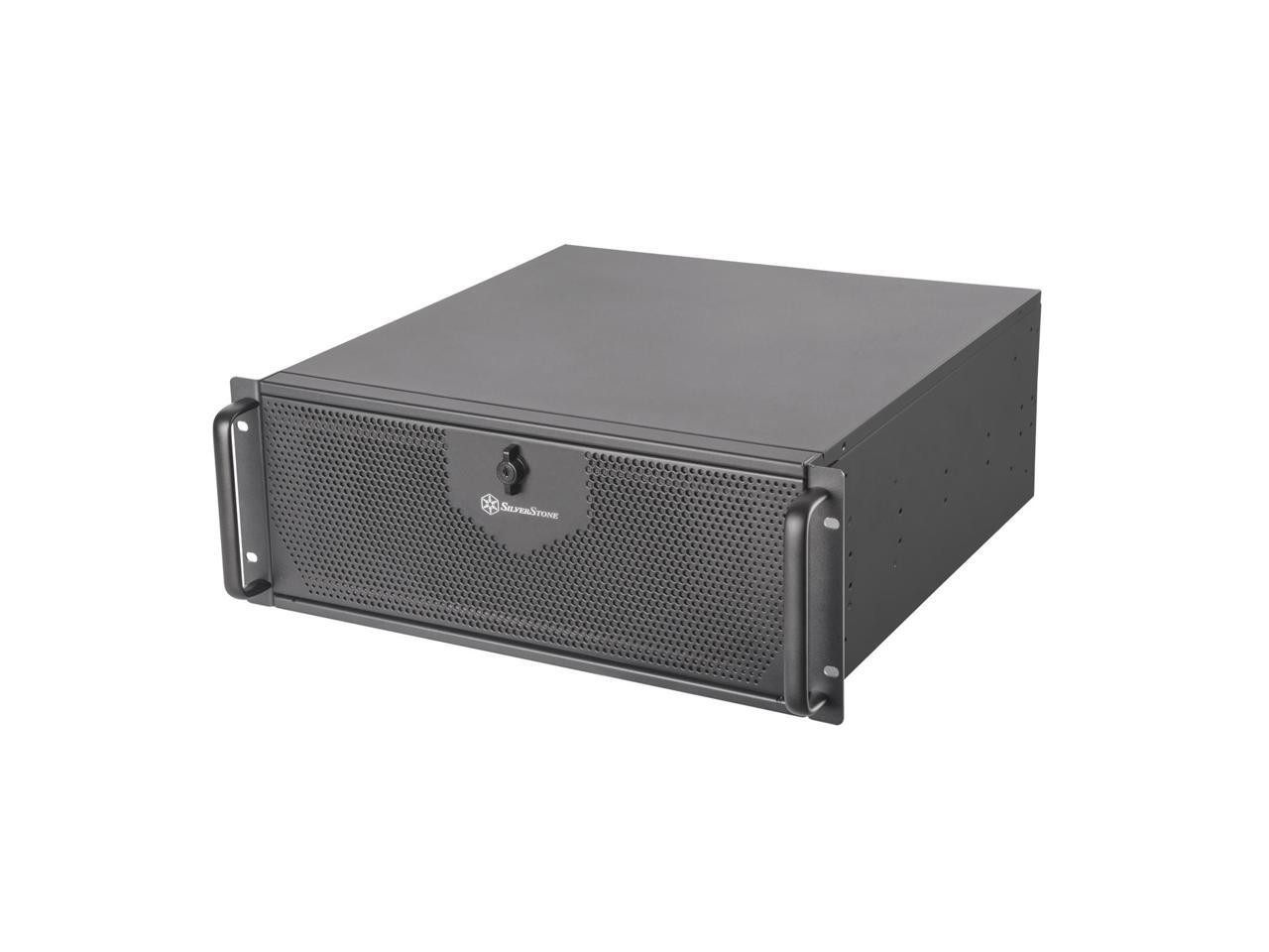 SilverStone 4U rackmount server chassis with liquid cooling compatibility,RM42-5
