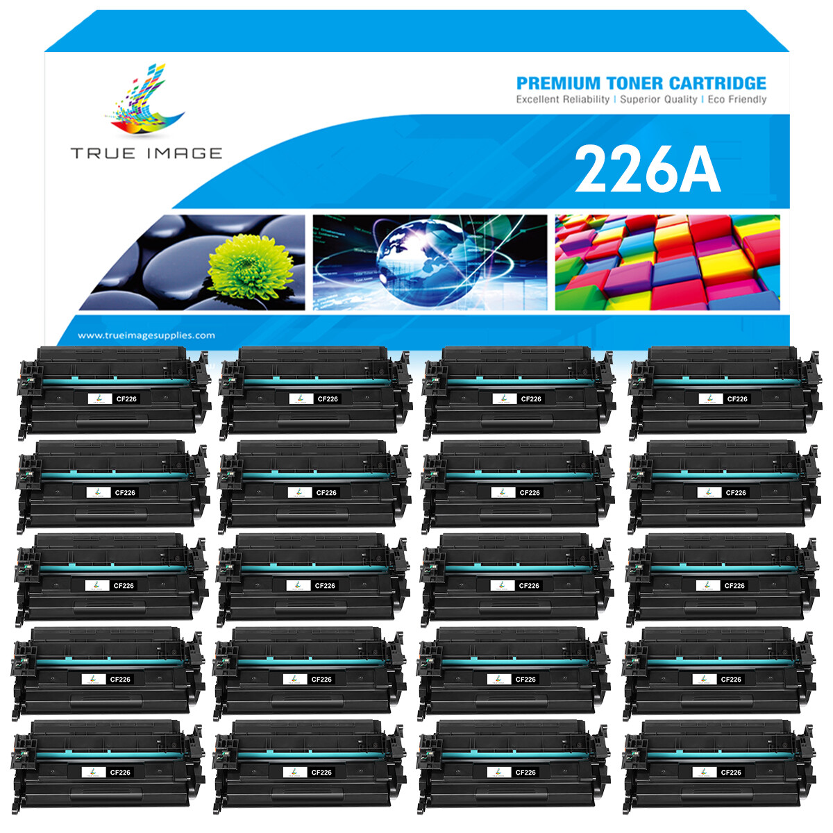 1-20PK CF226A for HP 26A Toner Cartridge LaserJet Pro M402n M402d M402n lot