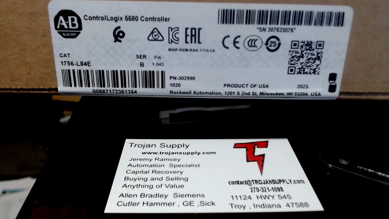 2023 Factory Sealed Surplus  Allen Bradley 1756-L84E