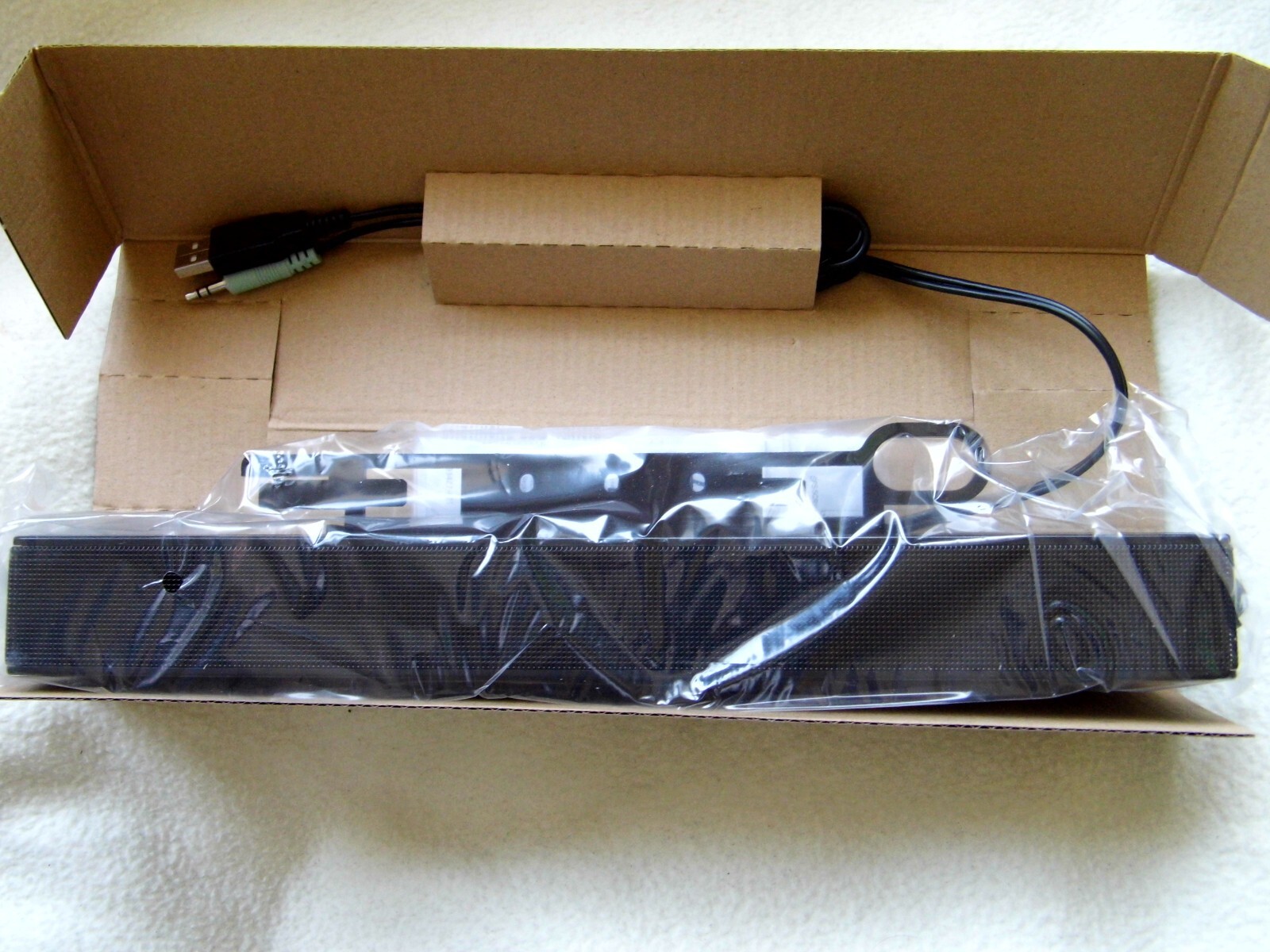 HP LCD Speaker Bar NQ576AA Loudspeakers for HP Monitors 2 x 1.3 Watts b/n