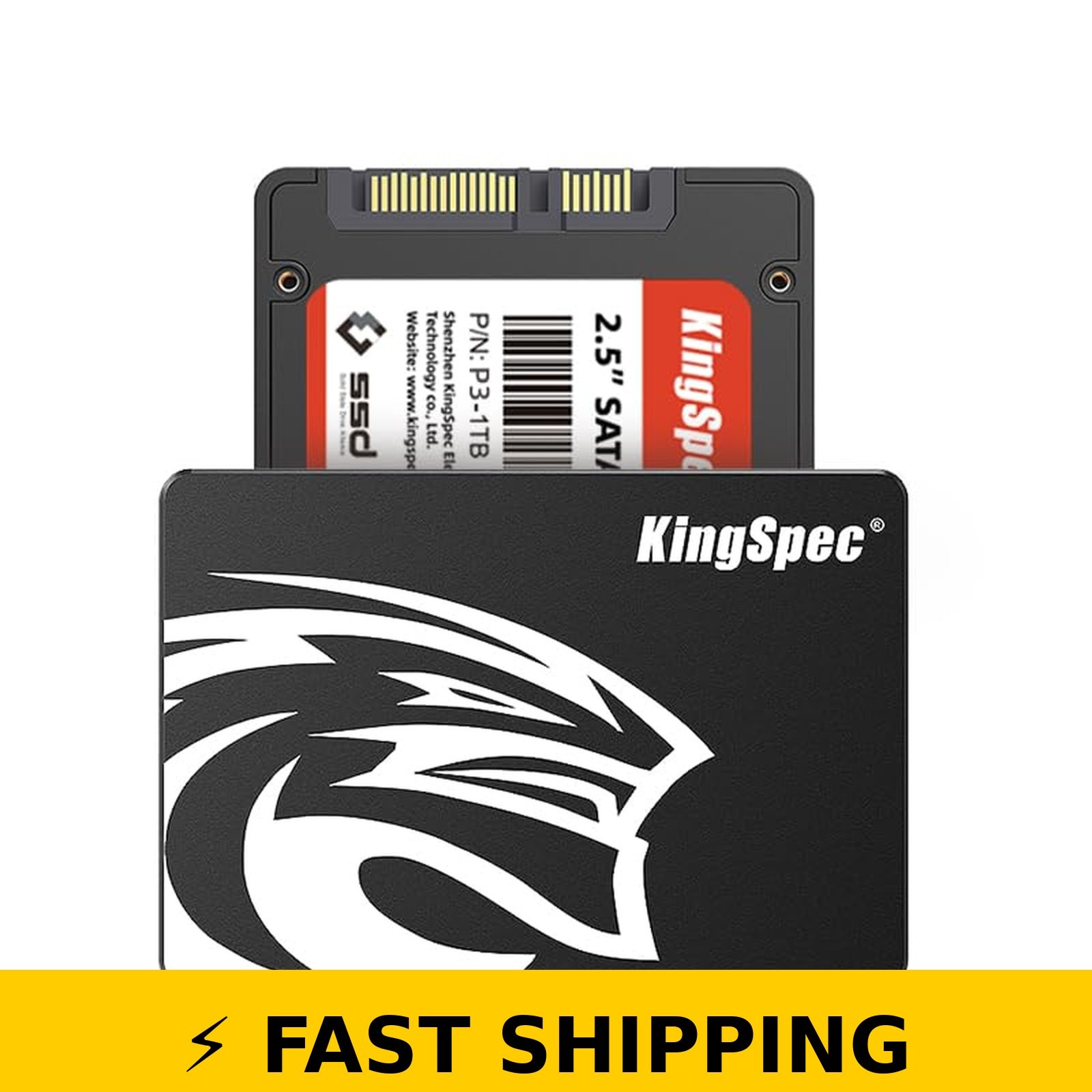 KingSpec 512GB 2.5" SATA III SSD - 550MB/s Read, 520MB/s Write