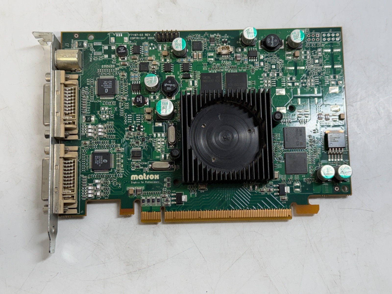 Matrox Parhelia F7197-03 Graphics Controller NO VIDEO PARTS