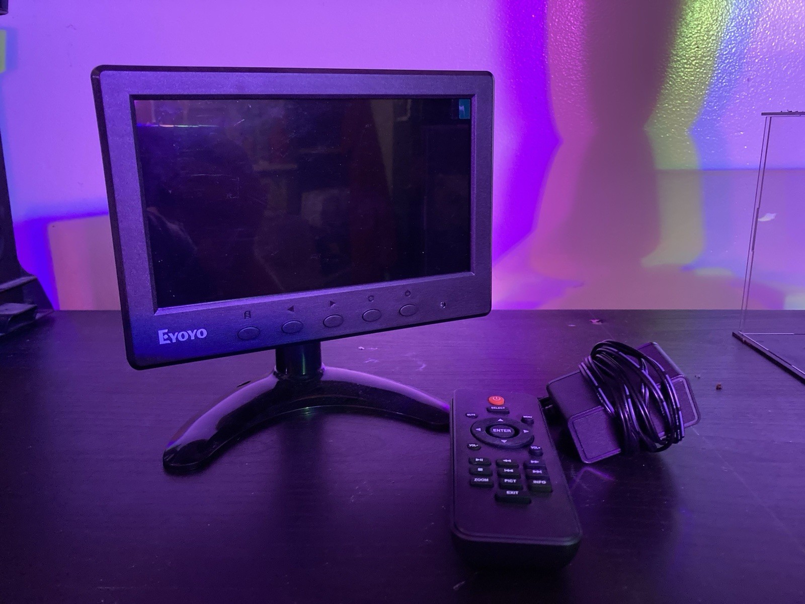 Eyoyo Mini Monitor 7 Inch HDMI Monitor 1024x600 IPS Screen Display