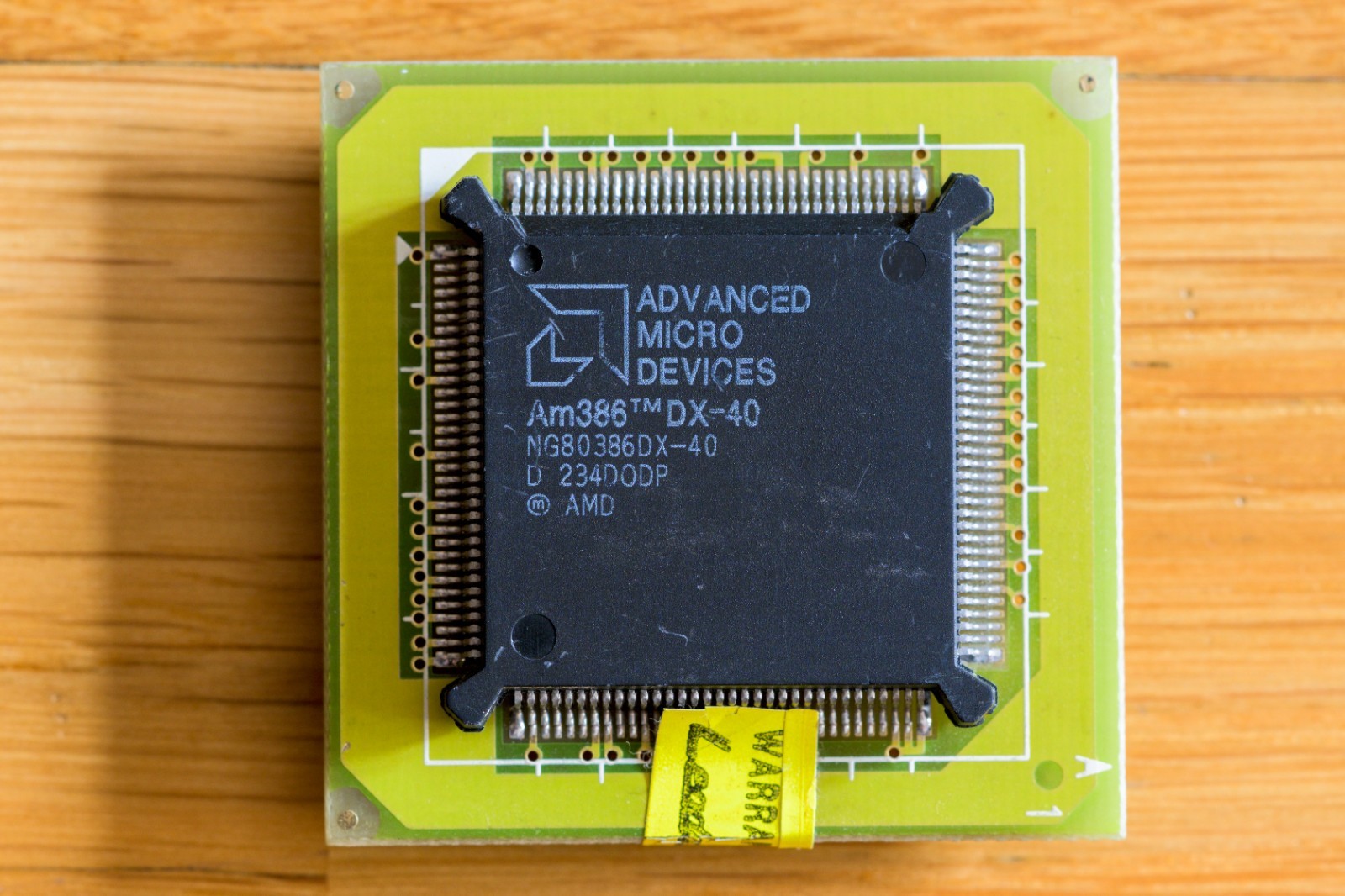 AMD Am386 DX-40MHz 386 PGA 132 CPU - Working