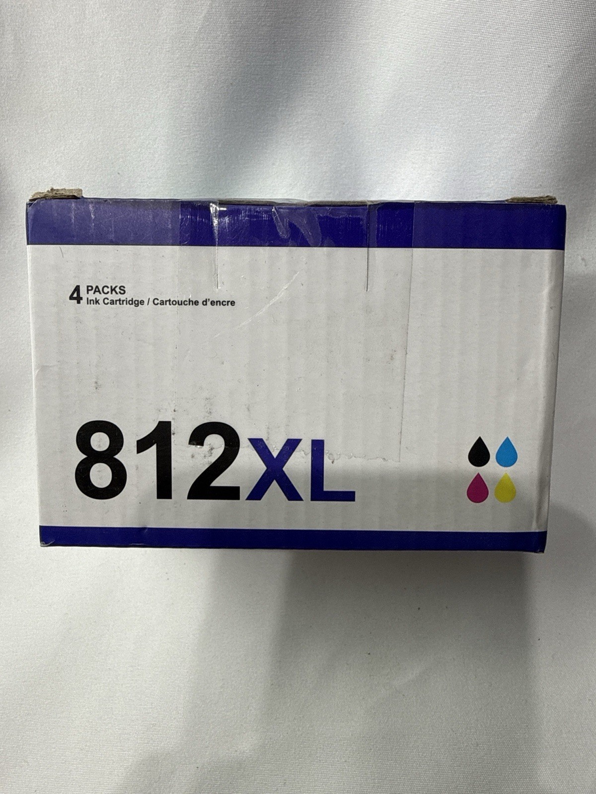812XL Ink Cartridge Set 4-Pack Black Cyan Magenta Yellow High Yield