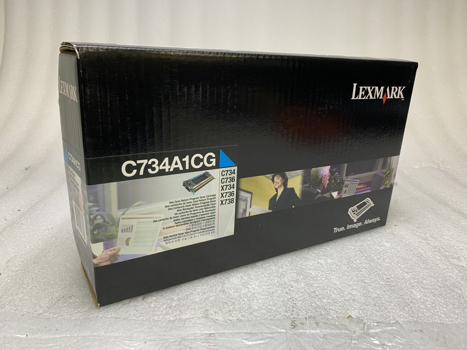 Lexmark C734A1CG Cyan Toner for C734 C736 X734 X736 X738 sealed BRAND NEW