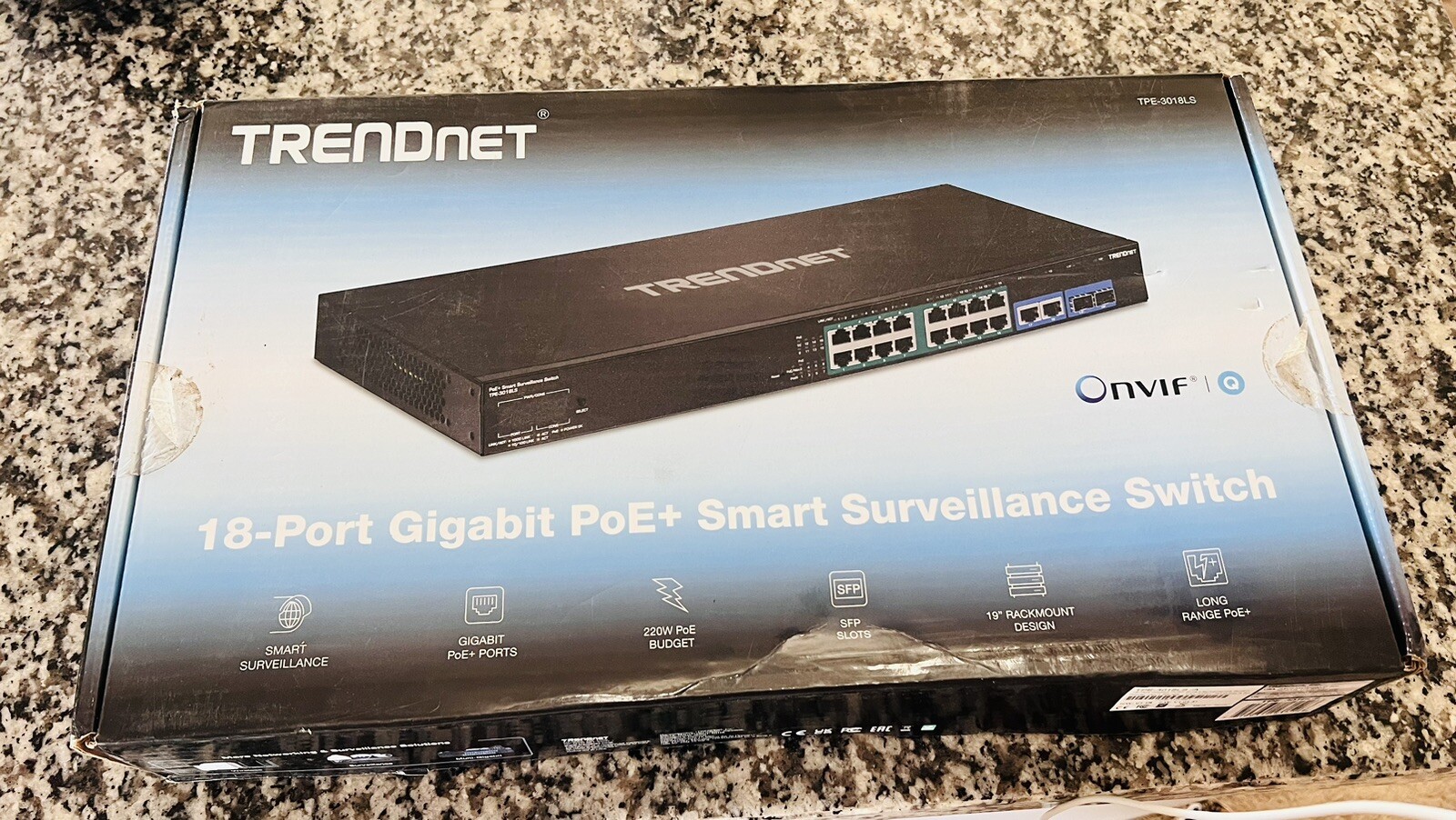 TRENDnet PoE+ Smart Surveillance Switch TPE-3018LS