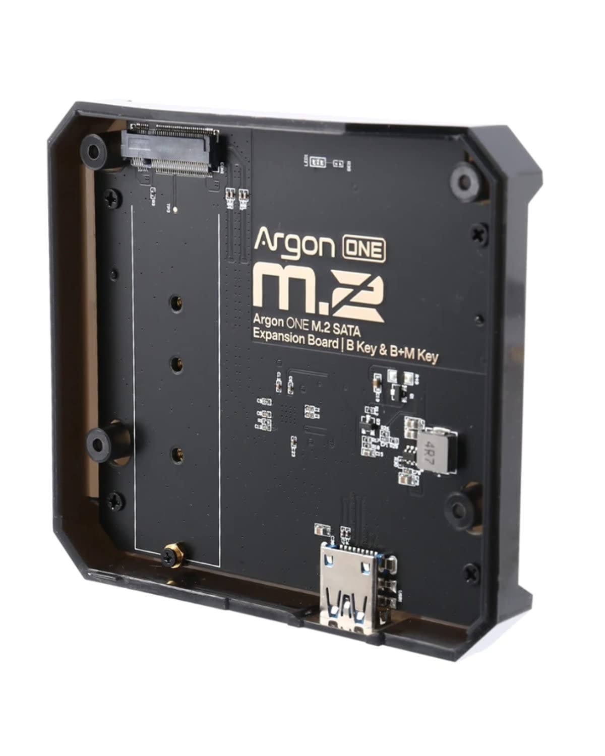 Argon ONE M.2 SATA Expansion Board for Raspberry Pi 4 - ONE V2 Only