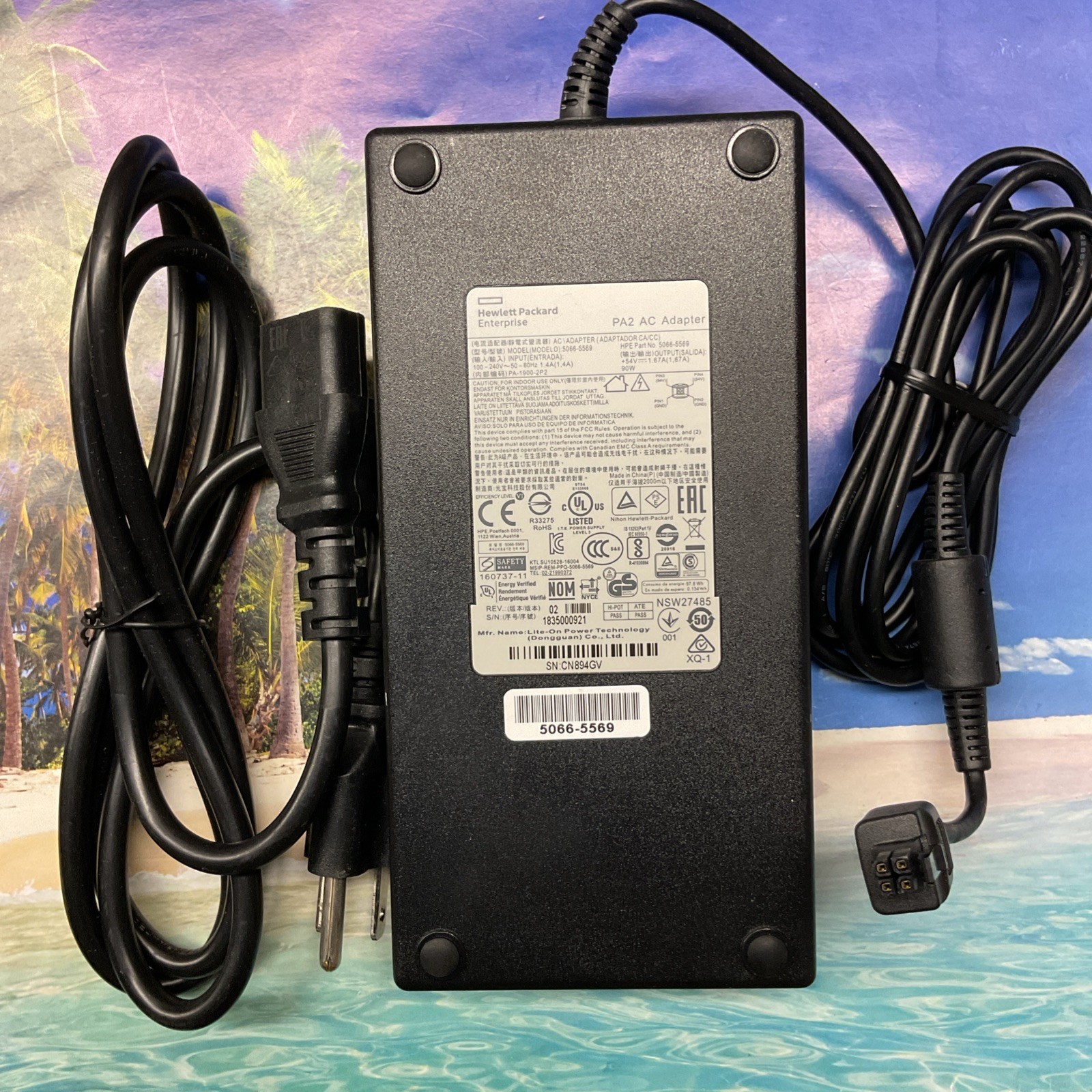 GENUINE HP 90W Power Supply 5066-2164 5066-5569 PA 2 AC Adapter 54V 1.67A
