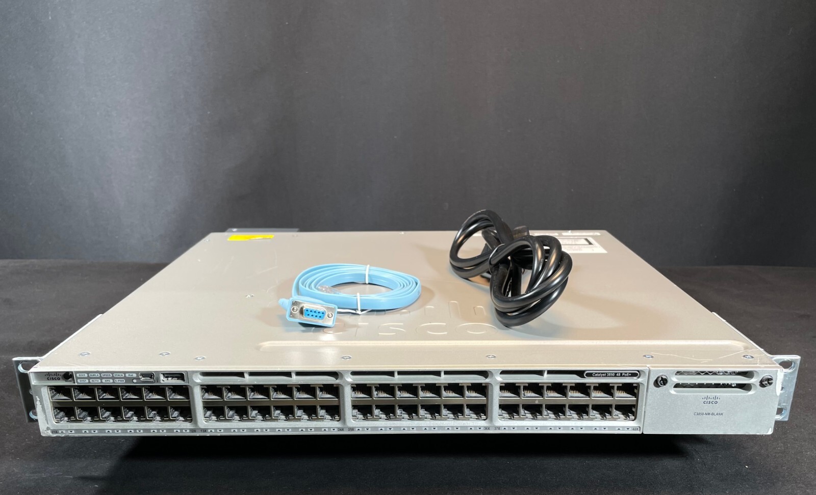 Cisco WS-C3850-48PW-S 48 Port PoE 3850 Switch  -Same Day Shipping