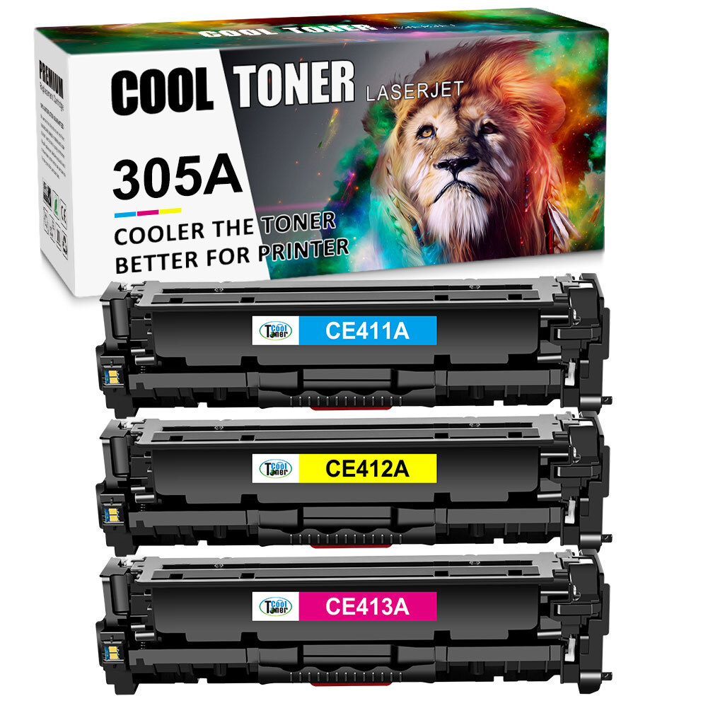 Toner Compatible with HP 305A 305X CE410A Laserjet Pro 400 M451dn MFP M475dn Lot