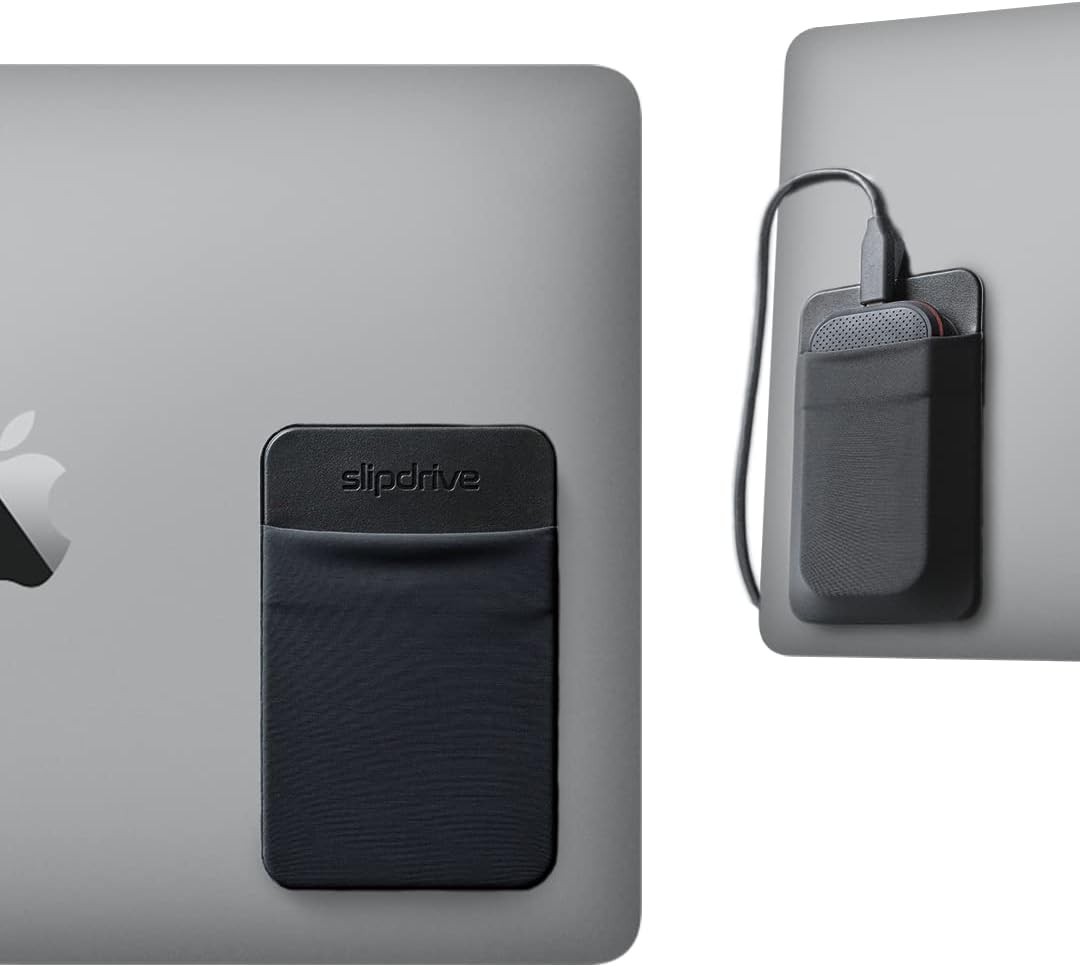 - Portable Hard Drive Sleeve for Laptop - SSD Solid State Drive - Reusable Adhes