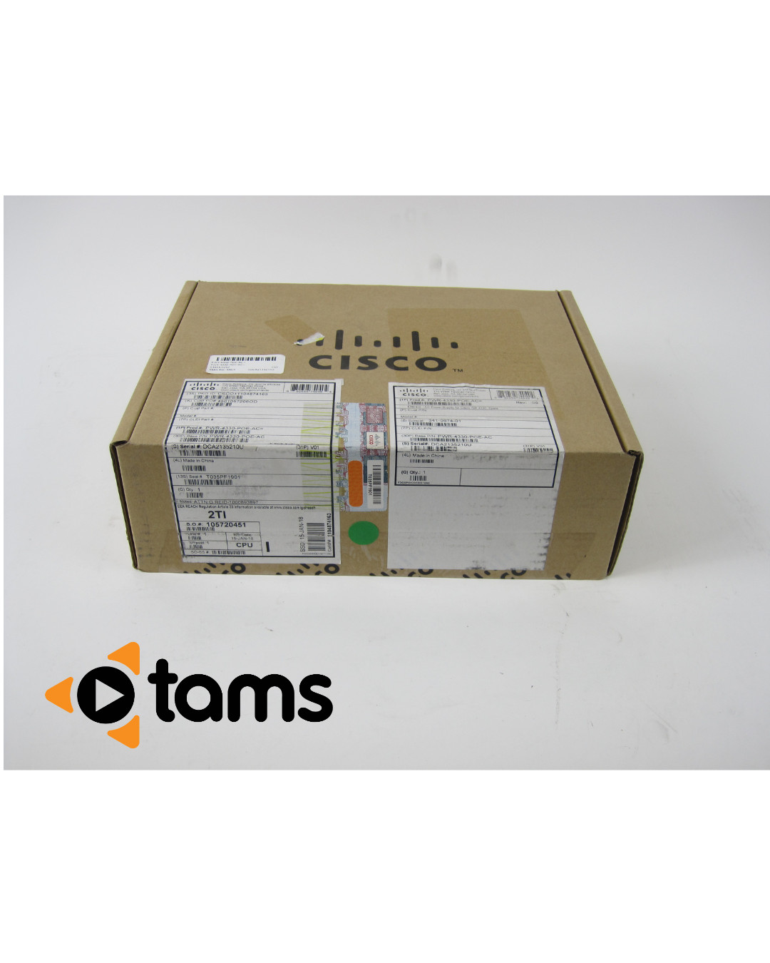 New, SIB Cisco ISR 4331 K9 Integrated Services Router PWR-4330-POE-AC
